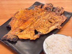 碳烤虹鳟鱼-钰田大院·碳烤虹鳟鱼·怀柔地道农家菜(雁栖湖店)