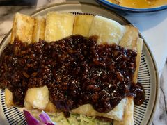 台北卤肉酱拌茄子-上楼私房菜(院士路店)