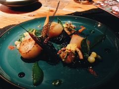 香煎扇贝配迷你混合海鲜-AZUL by FUEL蓝色·法式酒馆(琶醍店)