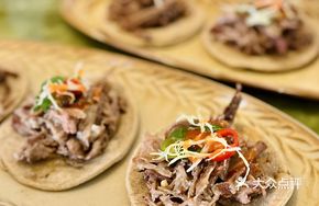 Shredded Beef with Homemade Buckwheat Tacos