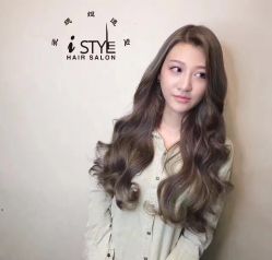 闷青亚麻棕色-i Style潮牌美发沙龙