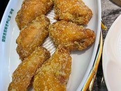 蛋黄鸡翅-新白鹿餐厅(松江开元地中海店)
