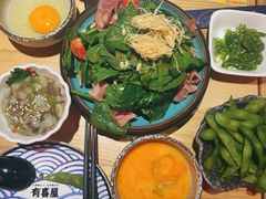 获奖的菠菜培根沙拉-有喜屋·日料·居酒屋(旭辉广场店)