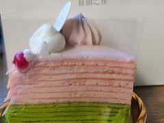 抹茶草莓千层-浮光之丘MontCake生日蛋糕(科华路店)