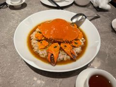 玫瑰油醋汁和乐蟹手打肉饼-广州文华东方酒店·江-由辉师傅主理