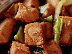 蕈油豆腐-得意楼蒸菜馆