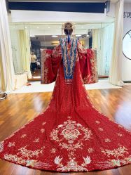 -懿沉香中式嫁衣礼服秀禾服龙凤褂马来褂旗袍总店