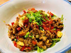 -廖师傅大蒜炒腊肉(袁家岭店)