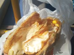 -小红车炸蛋葱油饼