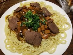 驴肉黄面-敦煌夜市