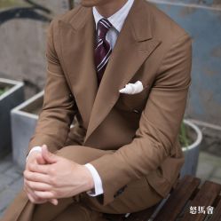 -怒马会 全麻衬西装高级定制