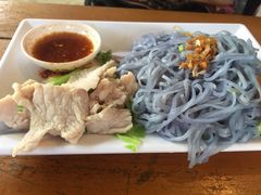 -蝶豆花蓝面条