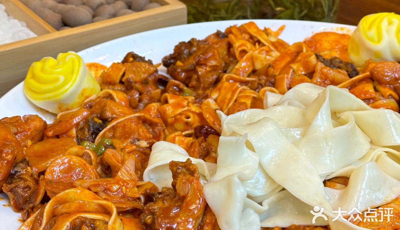 大盘鸡果真是好好吃啊