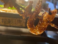 串烤鱿鱼须（串）-探鱼·鲜青椒爽麻烤鱼(天一广场店)