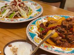 新疆沙湾大盘鸡-巴依老爷新疆美食(常营店)
