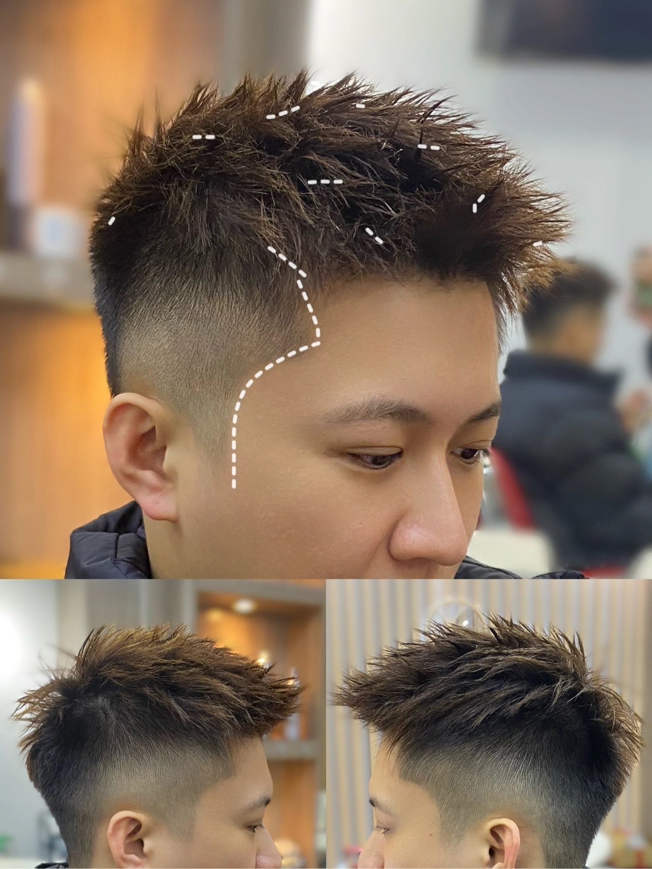 男生短发推荐:钢夹摩根烫