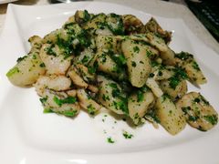 荠菜黄鱼炒年糕-阿莉餐厅(枣阳路店)