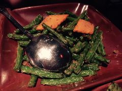 缅式虾酱炒四季豆-花马天堂云南餐厅 Lost Heaven(高邮路店)