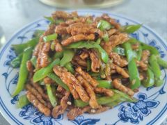 辣椒炒肉-天天向上素食餐厅(五台山店)