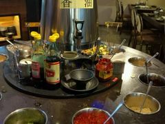 自助调料区-锅说大脸毛肚重庆老火锅(佐阾店)