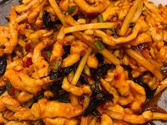 鱼香鸡丝-大眼锅贴水饺(河东店)