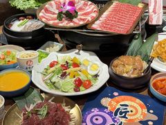 -明洞阿姨·韩式酱蟹烤肉·创意料理(三元桥店)