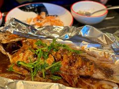 酱烤活鲈鱼-新白鹿餐厅(虹桥南丰城店)