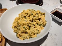 刺嫩芽煎土鸡蛋-关东小磨东北菜(漕河泾印象城店)