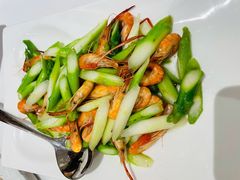 芦笋炒河虾-道道鲜·崇明私房菜(五角场店)