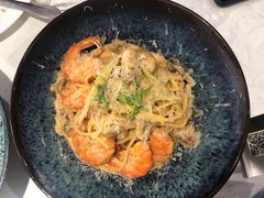 芝士蘑菇鲜虾意大利面-BE BRIGHT KITCHEN(正佳广场店)