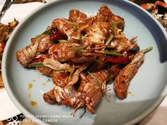 辣炒虾爬子-皇朝海鲜酒店