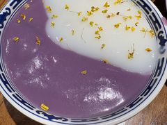 芋泥麻薯-李百蟹·江南蟹黄面·河景餐厅(夫子庙总店)