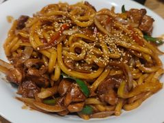 椒麻鸡炒乌冬面-魏客咖啡(中铁中心店)