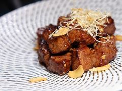 蒜爆澳洲和牛粒-新天世纪中餐厅