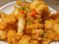 椒盐鱼腩-淘米捞·米汤脆鲩鱼火锅(福田皇岗店)