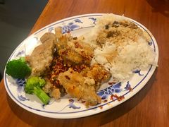 椒盐鸡扒饭-玫瑰苑烧腊饭店