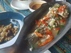 青柠汁蒸桂鱼-食肆&Fourteen(武林夜市店)