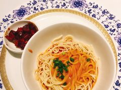 麻酱拌面配炒酱-Yan Ting 宴庭中餐厅(上海静安瑞吉酒店)