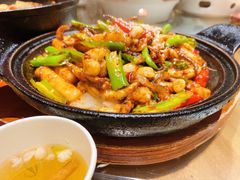 石锅鱿鱼须-郭家大院 老南京土菜(九霄店)