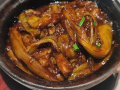鱼香茄子煲-千日贺茶餐厅(开发区安盛店)
