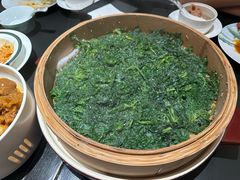 粉蒸茼蒿-湖滨客舍·湖北菜