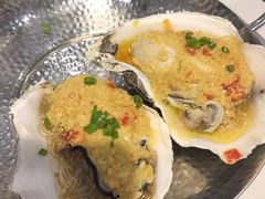蒜蓉蒸乳山生蚝6只-必点海鲜·海肠捞饭·鲅鱼水饺(滨江道店)