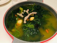 皮蛋肉丝煮桑芽-清晖小苑•顺德地方菜(壹海城店)