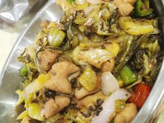 酸菜炒大肠-红旗山庄(圭峰山店)