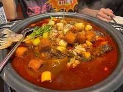 -探鱼·鲜青椒爽麻烤鱼(西南商都店)