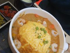 泰式虾仁咖喱蛋包饭-噹噹呀咪咖喱屋(三阳百盛店)