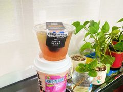 恰恰紫苏桃+紫苏桃子姜-LELECHA乐乐茶(三里屯店)
