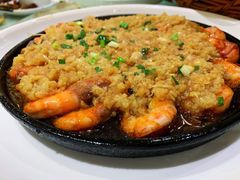 蒜蓉铁板虾-善银私房菜馆(金舟花园小区店)