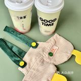 被这“背”奶茶可爱到了‼️都给我去抢背带裤周边