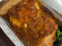 香辣烤肠配黑椒鸡排-萨莉亚意式餐厅(人和印象万家店)